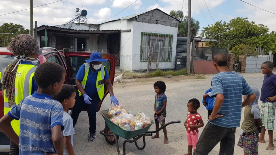 Community outreach with children in a South African township
